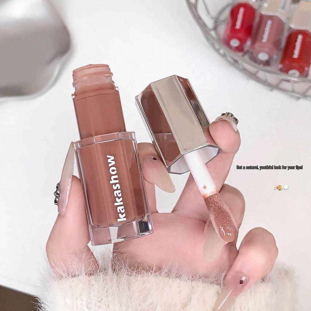 Kakashow Clear Mirror Lip Glaze: Glossy, Fair-Enhancing, Long-Lasting, Affordable Lip Gloss for a Natural Look.