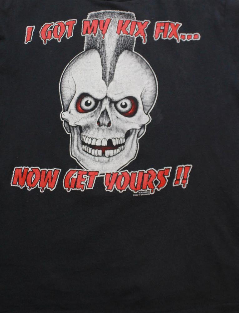 Vintage I Got My Kix Fix Now Get Yours Shirt Classic Black Unisex  E1252 Unisex T-Shirt S