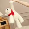 Cute Scarf Polar Bear Creative Plush Toys Red Scarf Bear Doll Sleeping Pillow Funny Doll For Kids Boys Girls Room Decoration