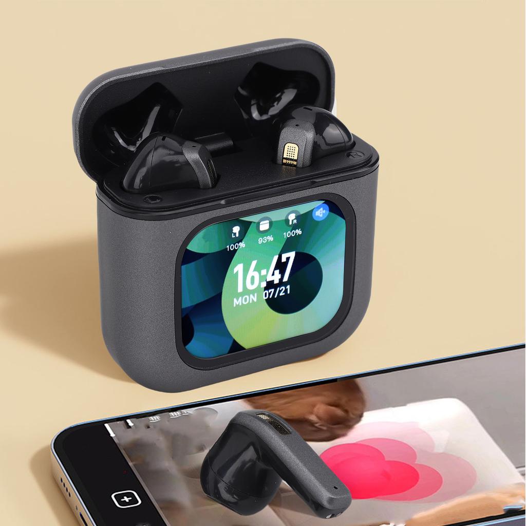 Earbuds   Noise Cancelling Wireless Earphones AI Language Translation Remote Camera Control