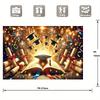 1 Universal Polyester Graduation Celebration Banner Background, Holiday Wall Decoration, Suitable for Home, Office, Outdoor