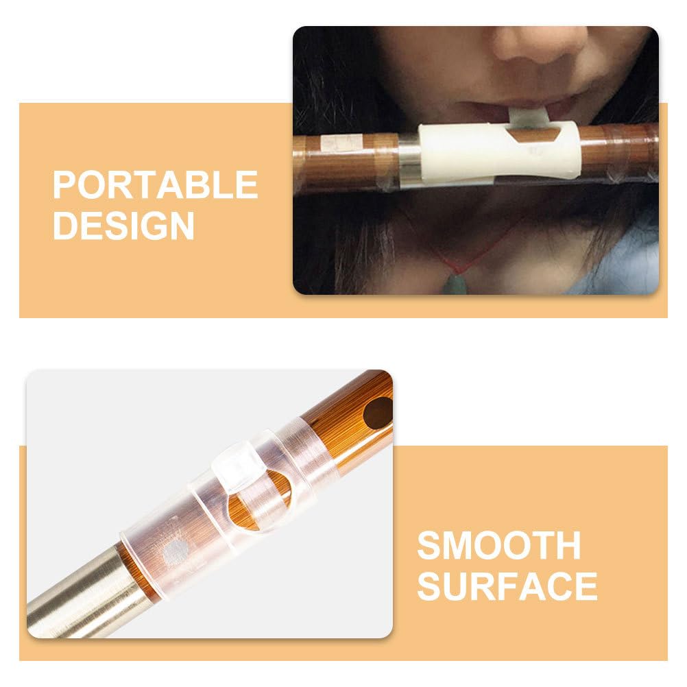 Vaguelly 6-Piece Flute Blower Mouthpiece, Replacement Parts for Flute, Replacement Accessories