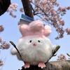 Pp Cotton Vegetable Chicken Pendant With Voice Stuffed Cabbage Chicken Keychain Cartoon Soft Chicken Plush Keychain Kid Girl Boy