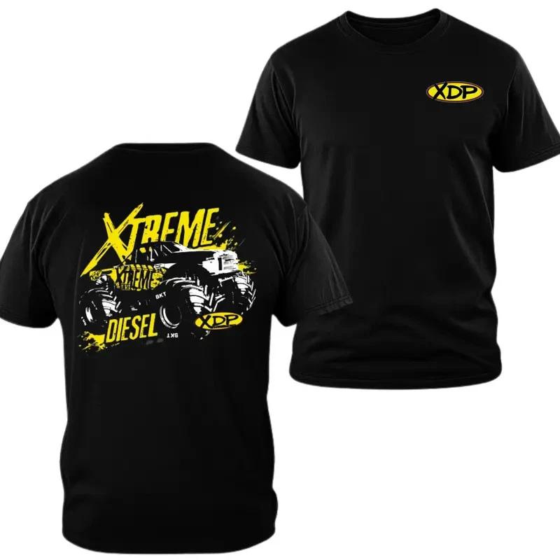 XDP Xtreme Diesel T-shirt, 2 Sides Print Monster Truck Graphic Tee, Soft Cotton XL