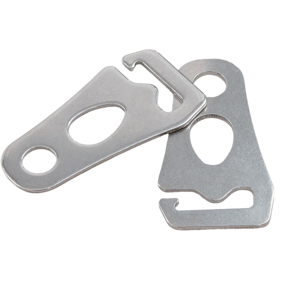 

2 шт. Пряжка для оттяжки палатки из нержавеющей стали, пряжка для быстрого узла, карабин для веревки, клипса, для пешего туризма 2Pcs