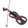 Electronic Violin Set 44 Electric Adjustable Kit with Tuner Bow String Box AU?03