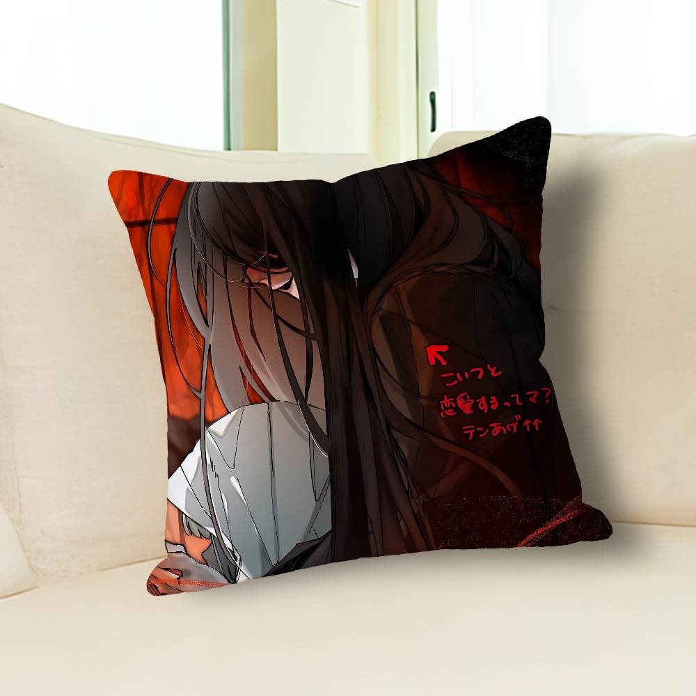 H-Homiciphers Mr C-Crawling Pillow Cases for Bedroom Living Room Sofa Home Decor Polyester Cushion Cover with Zipper