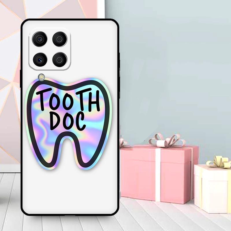 Cute Tooth Dentist Case For Samsung Galaxy M56 M52 M32 M53 M16 M11 M21 M31 M35 M12 M13 M14 M15 M36 M55 M34 M54