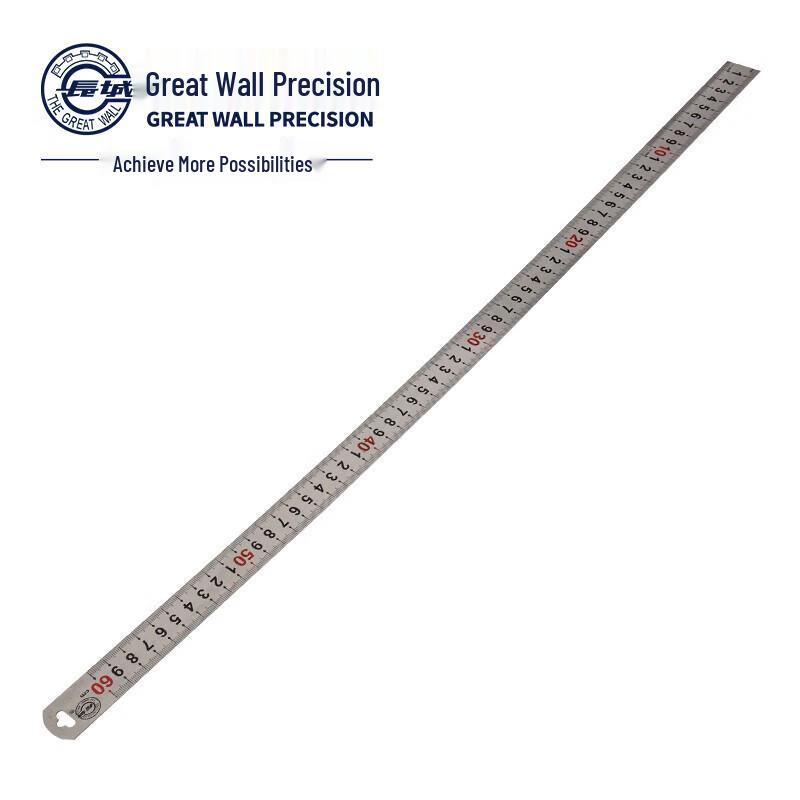 GENWALT 05 Series Matte Red Stainless Steel Ruler