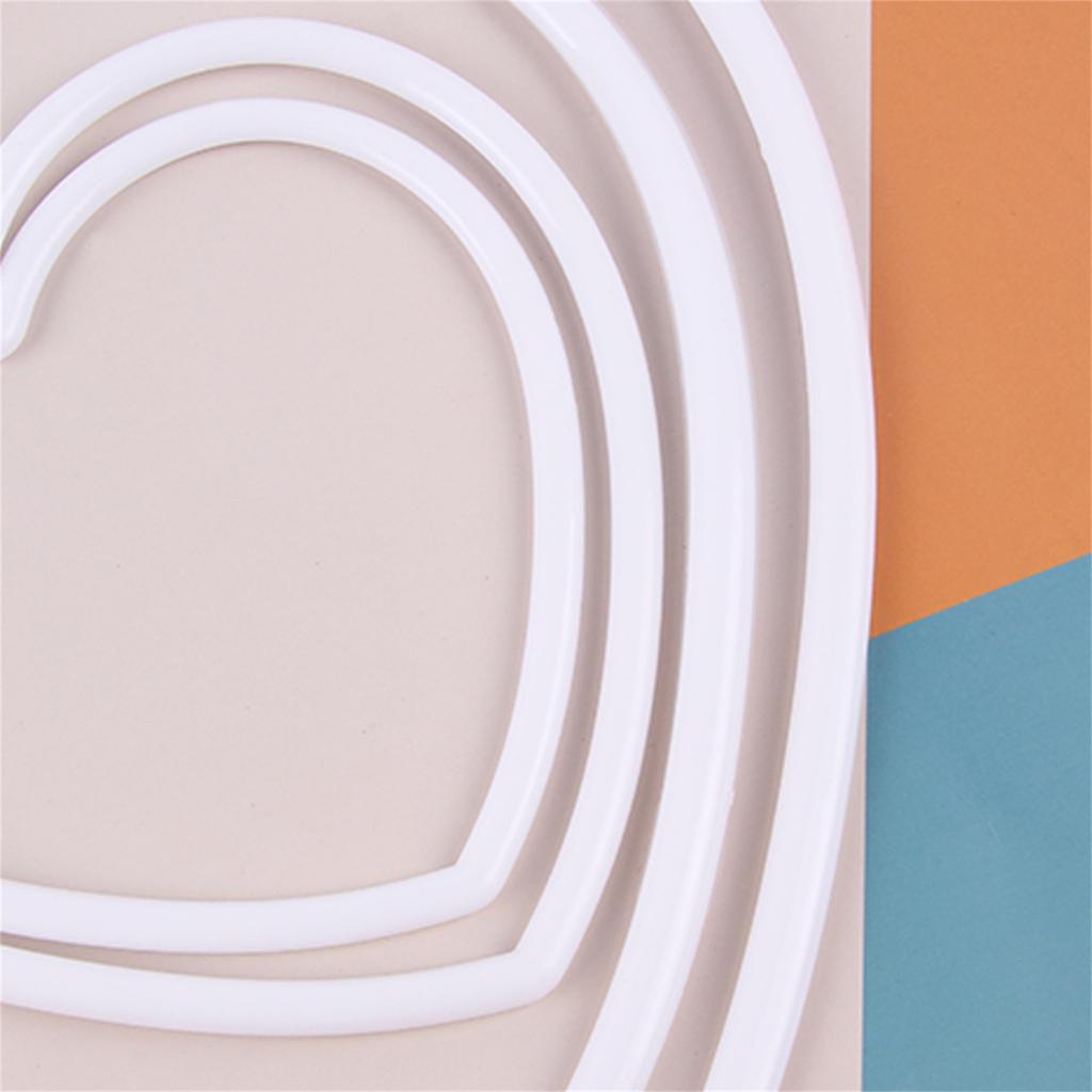 Traumfänger Kreisringe Herzförmige Makramee-Ringe Zubehör DIY Windspiel Handgefertigter Schmuck Bastelbedarf