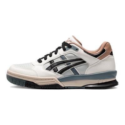 Scarpe da basket retrò minimaliste traspiranti low-top in pelle sintetica Gel-Spotlyte Unisex sneaker Grigio Bianco Nero 1203A399-020
