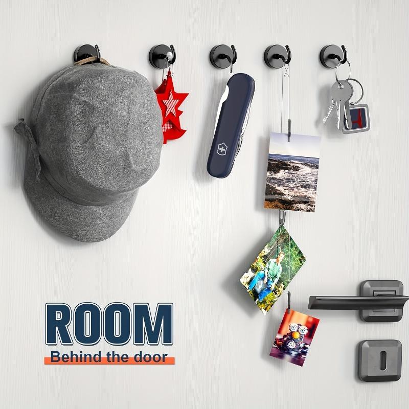 6PCS NdFeB strong magnetic keychain magnetic magnet hook magnetic buckle permanent magnet magnet round magnetic suction hook