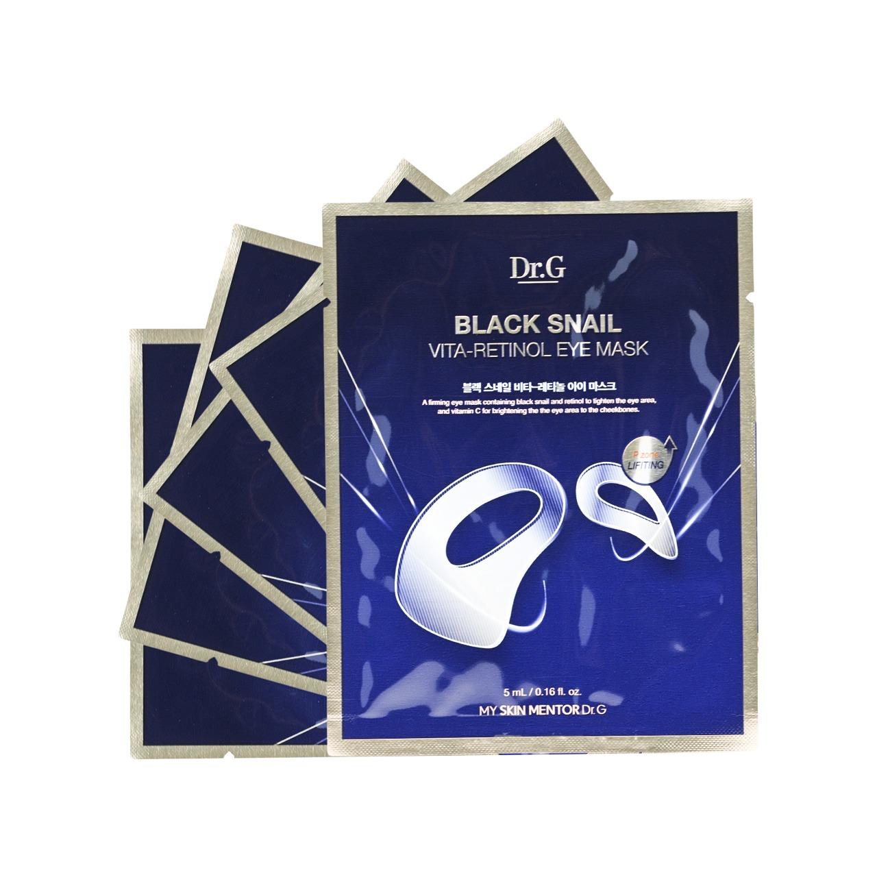 

Dr.G Black Snail Vita-Retinol Маска для глаз 5 шт. 5pcs
