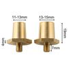 As Shown In The Picture Brass Battery Adapter Compatible With M6 Terminals Minimized Short Circuits Safe Power Transmission