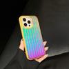 For iPhone 15 Pro Max Case Wavy Pattern Gradient Iridescent Design TPU+PC Phone Cover