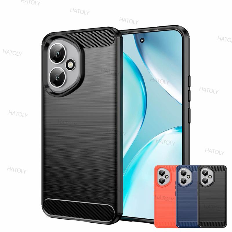 For Honor 400 Global Case Honor 400 Global Cover Shockproof Silicone Anti-Slip Brushed TPU Protective Phone Cover For Honor 400