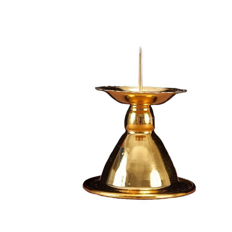 Buddha Alloy Candle Holder - Imitation Bronze Wedding & Home Decor