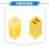 A ABSOPRO Standard Box Fuse 20A Universal Pickup Truck Car SUV Heavy Duty Plastic Metal 6pcs 60A