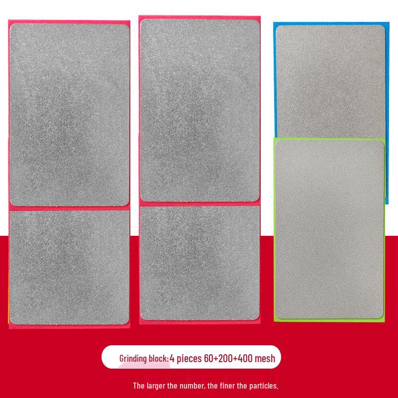 Fliesen Anfas- & Polierpad: Karborund Handschleifscheibe