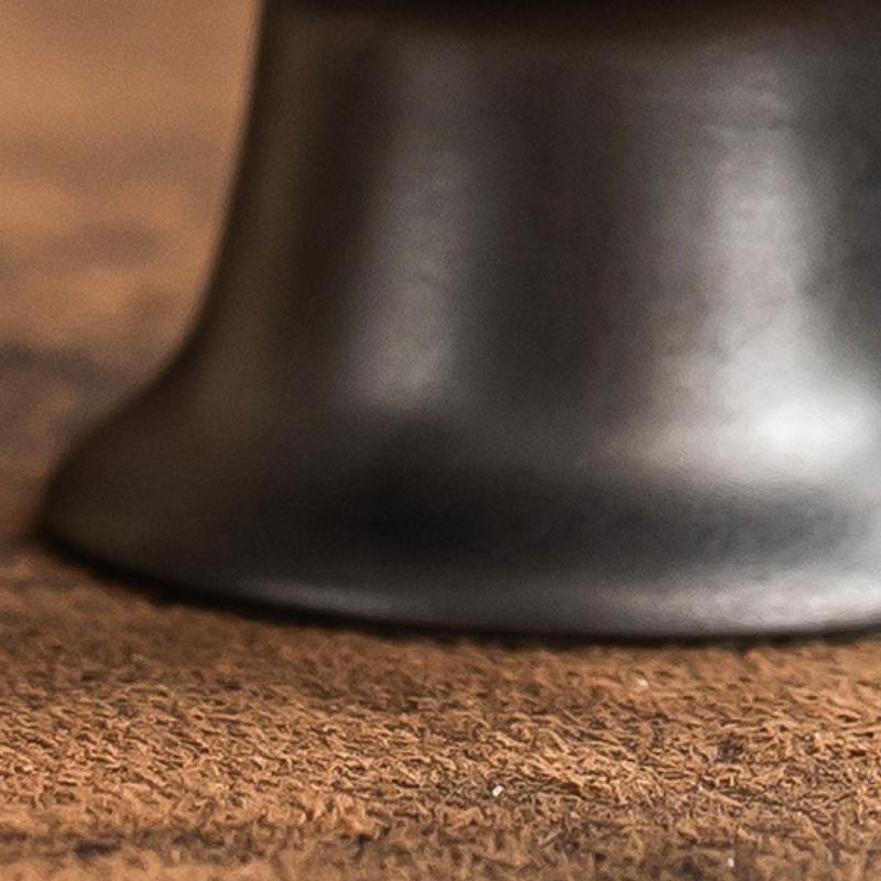 Kesi Handmade Flower Teacups Ceramic Black Master Cups High Foot Cup Chinese Kung Fu Tea Sets Household Tea Ceremony Teaware