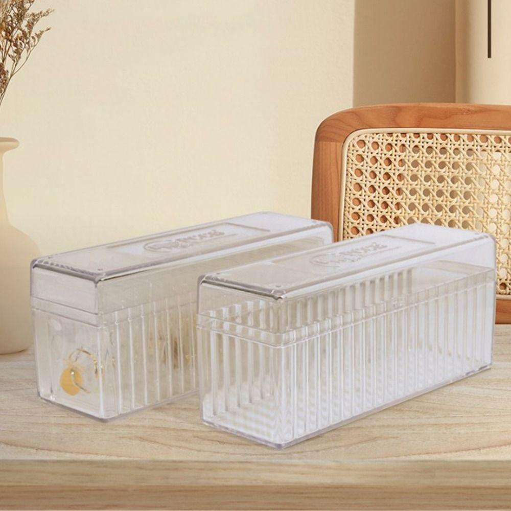 Portable Jewelry Bag Acrylic Jewelry Box Transparent Jewelry Storage Case  Rings