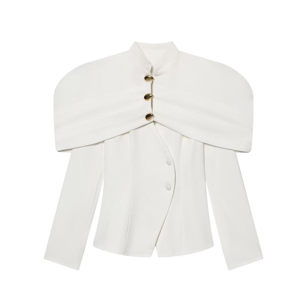 European and American Style, New Women's Clothing, Foreign European and American Small Fragrance, Light Luxury, Slim Waist Blazer
