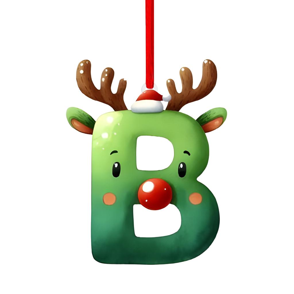 26 Letter,Christmas,Ornaments,Acrylic,1