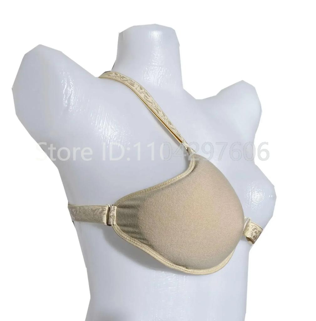Pós-operatório Prótese Mamária Silicone Especial Almofada de Peito Gancho Cobertura Protetora Leve Algodão Absorvente de Suor Envio Rápido