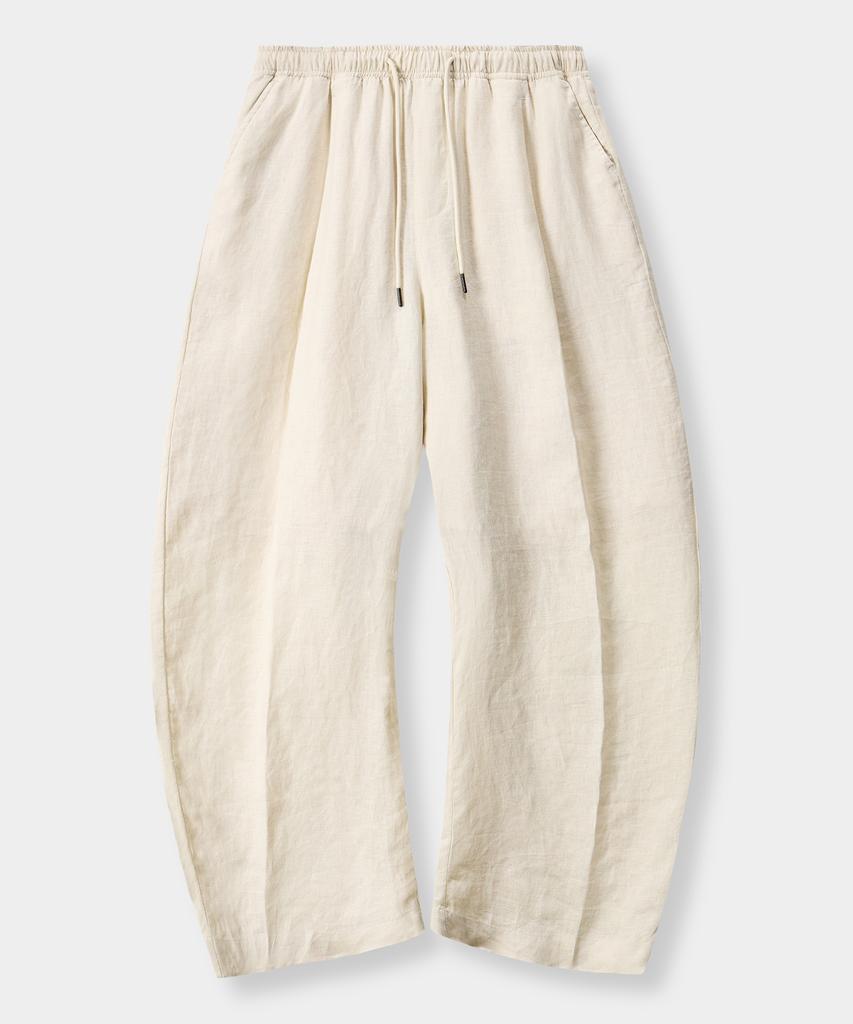Dimiteulibeullaeg [10Th Anniversary Special] © Everyone'S 100% Linen Curved Pants_3 Colors