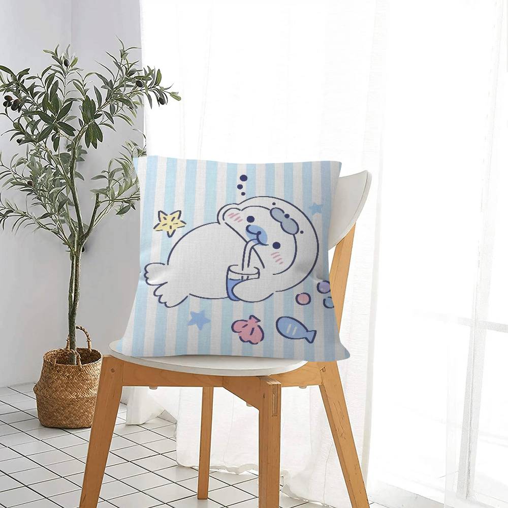 Kawaii Cartoon Mamegoma Anime Personalized Pillow Dust Cover Bedroom Kids Party Decoration Pillowcase Birthday Children Gift