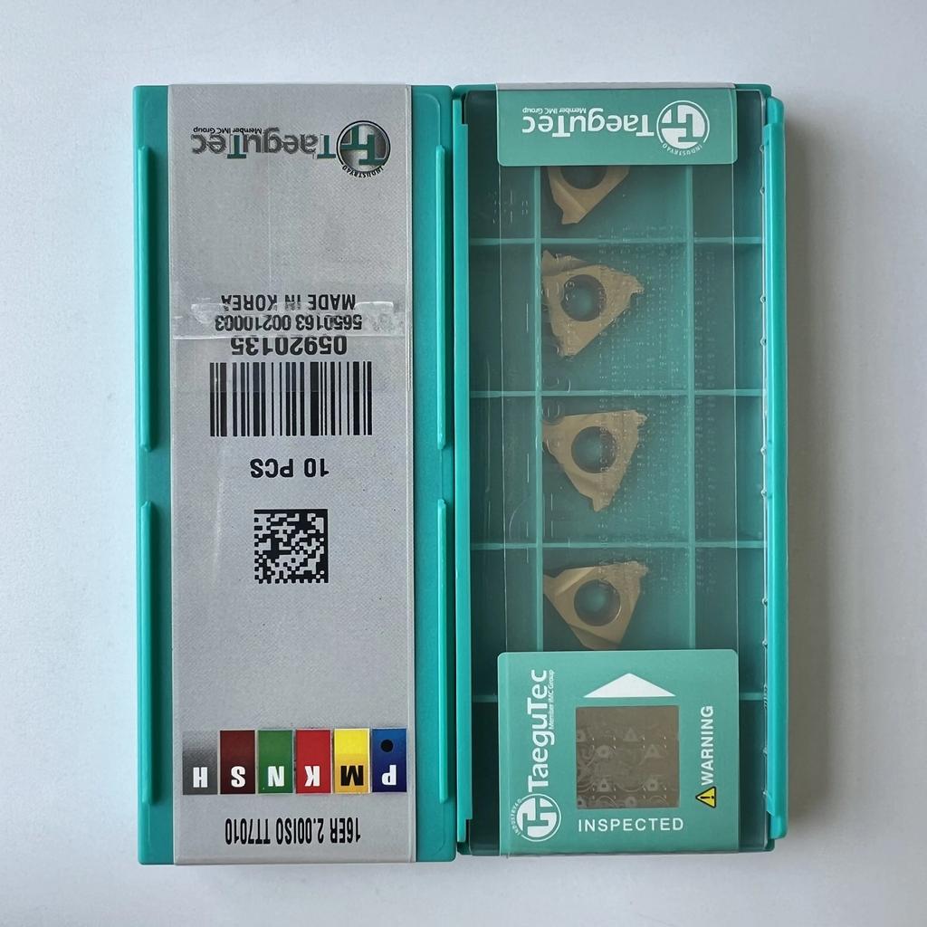 TaeguTec / 16ER2.00ISO TT7010 / Original carbide blade 10 Pcs