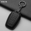 Genuine Leather Auto Smart Key Fob Cover Case Housing Fit For Toyota Prius Camry Corolla Chr C-Hr Rav4 Land Cruiser Prado 2 3 4 Button Auto