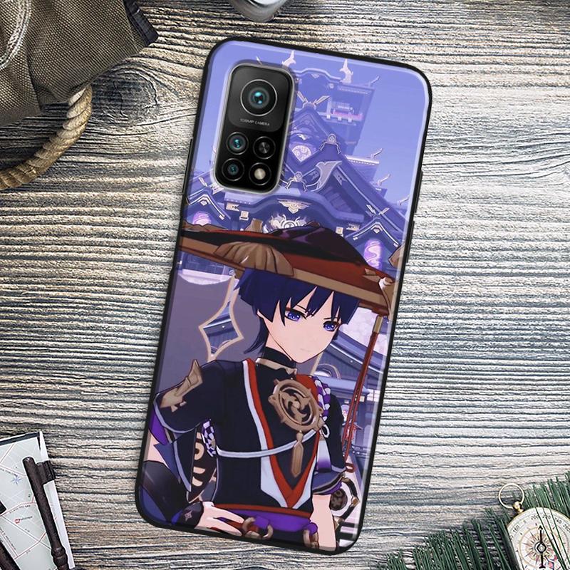 Scaramouche Genshin Impact Hülle Für Xiaomi 13 11T 12T Pro 12 Lite 12X Cover Für POCO X3 X4 X5 F5 Pro F4 GT C40 M5s F3