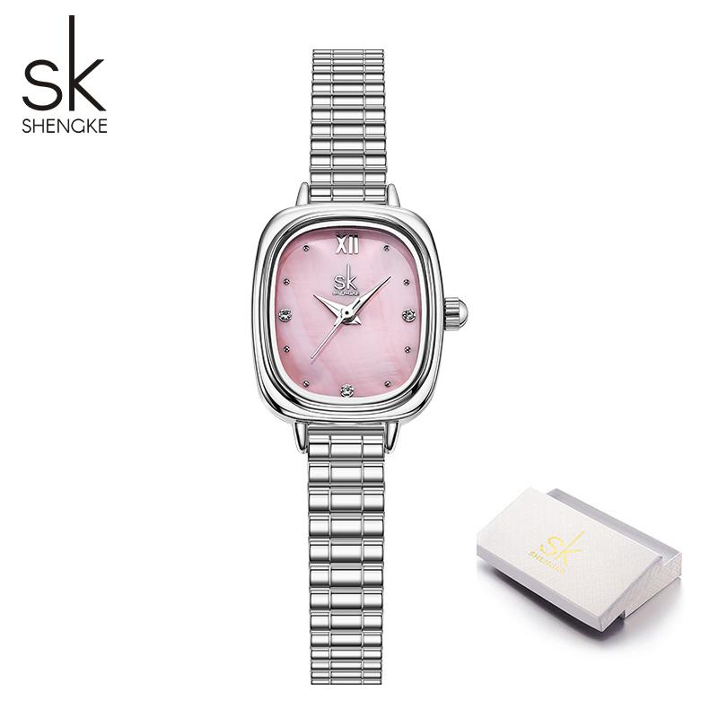 SHENGKE Ceasuri de Mână Elegante de Damă cu Cuarț la Modă, Ceasuri de Mână de Damă de Marcă de Top, Vânzări Fierbinți, Cadouri de Top pentru Femei, Ceas pentru Soție, Familie
