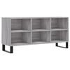 VidaXL Meuble TV sonoma gris 103,5x30x50 cm bois d'ingénierie 827002