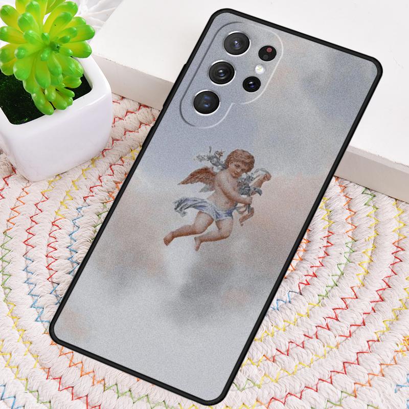 Renaissance Angels TPU Phone Case For Samsung Galaxy Note 10 Pro S26 S25 S24 S23 S22 Ultra Plus S21 FE S20 Shockproof Cover