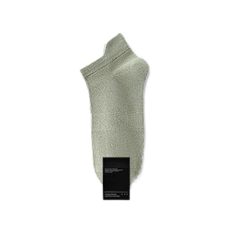 Men Spring and Summer Days Thin Deodorant Wicking Mesh Does Not Fall with Sports Ear Lifting Boat Socks