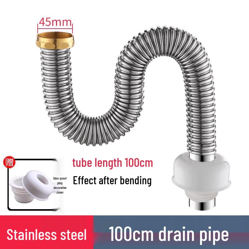 Stainless Steel Kitchen Sink Drain Pipe