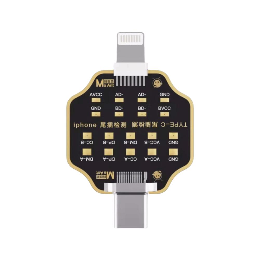 Type-C Interface Phone Tail Plug Tester Quick Test Battery Dock Flex Test Board Easy Testing No Disassembly чёрный