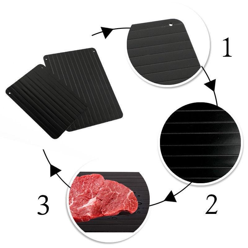 Premium Quality Aluminium Defrosting Tray For Fast And Natural Thawing Of Frozen Meat