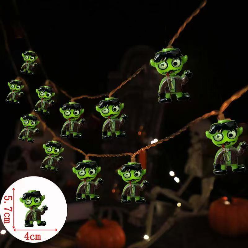 Halloween Pumpkin Ghost LED String Lights for Holiday Decor