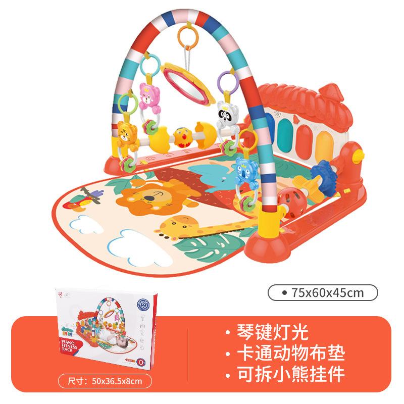 Baby Fitness Frame Pedal Piano Toy Children Baby Music Climbing Mat Fitness Device 0-36 Months
