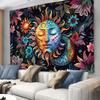 Bohemian Flower Celestial Mysterious Aesthetics Tapestry Bedroom Meditation Room Wall Decoration Wall Hanging