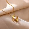 Corss CZ Love Triangle Lucky Birthday Necklace Jewelry For Women Girls Luxury Temperament Gold Color Romantic Choker Gifts