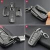 Carbon Fiber Smart Key Fob Cover Case For Toyota RAV4 Camry CHR Prado Avalon