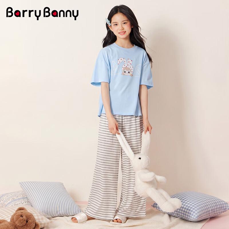 BARRY BANNY Girls' Cartoon Print Short Sleeve T-Shirt