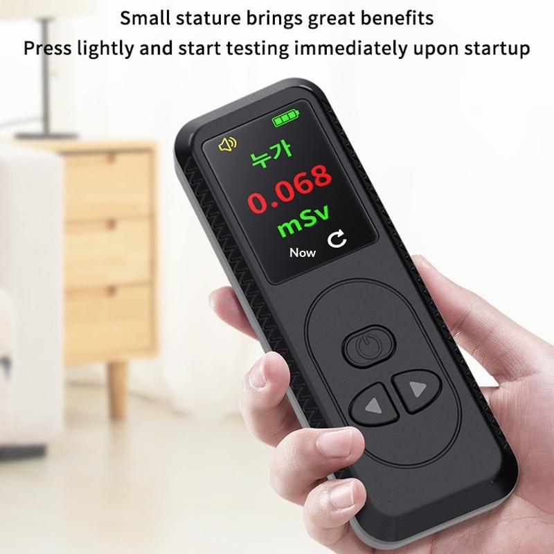 Portable Geiger Counter Nuclear Radiation Detector Personal Dosimeter Radioactive Marble Tester X-Ray Gamma Alert