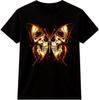 Gothic Butterfly Skull T Shirt Dark Art Insect Vintage Graphic Tee