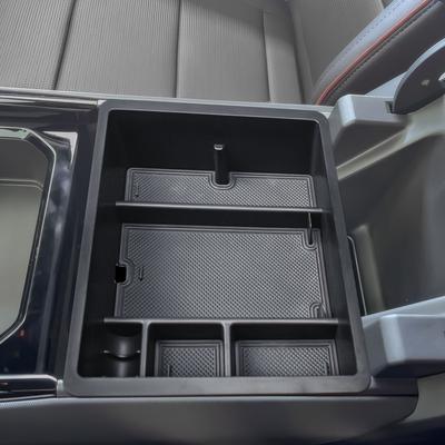 Mittelkonsolen-Organizer für 2025-2025 Chevy Silverado EV Work Truck (WT)/RST Erstausgabe/LT Armlehnen-Aufbewahrungsbox Zubehör