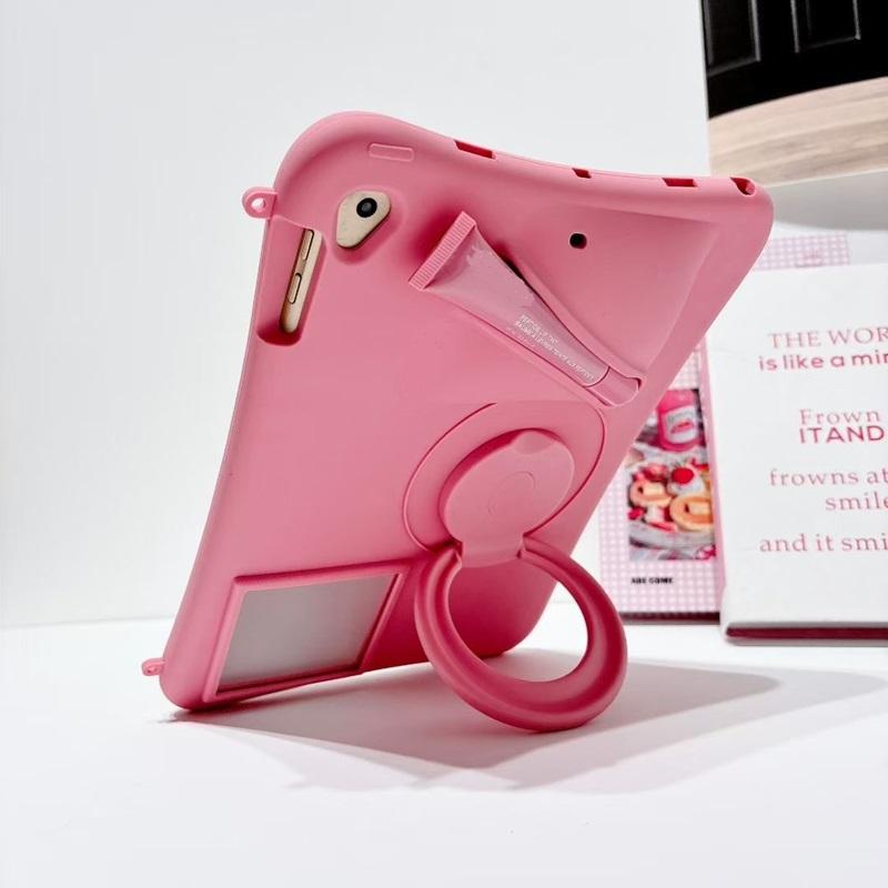 Estojo de Silicone para Maquiagem Batom 3D para iPad 11ª 11 10ª Geração air 4 5 10.9 pro 11 9.7 10.2 Capa Portátil para Tablet com Brilho Labial